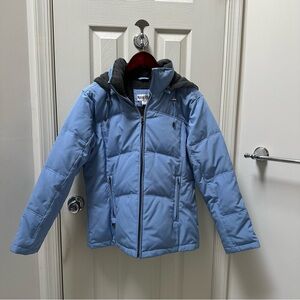 NWT Marvin Richards Light Blue Down Puffer Jacket size Small